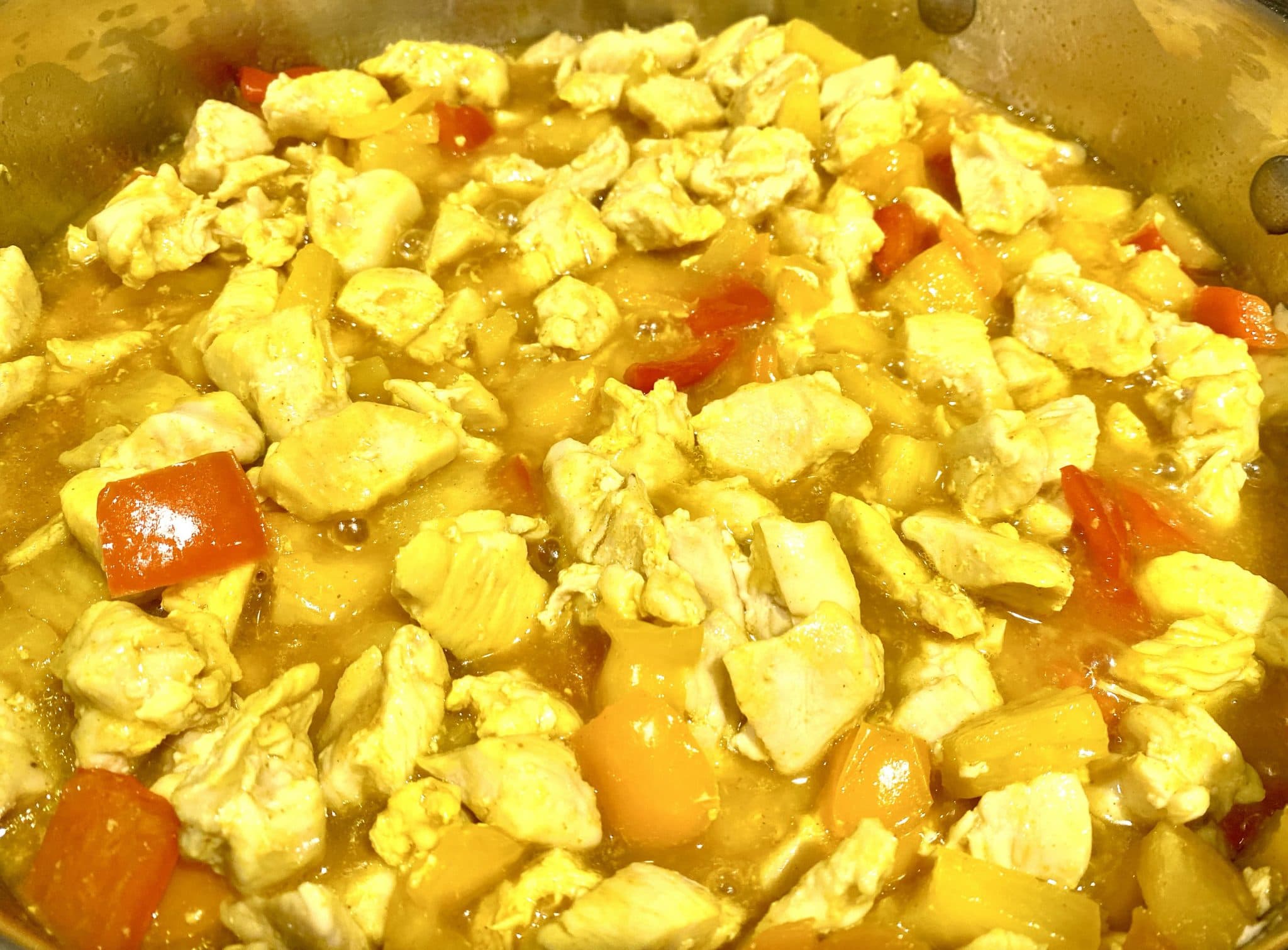 Pineapple Chicken Curry - step 4